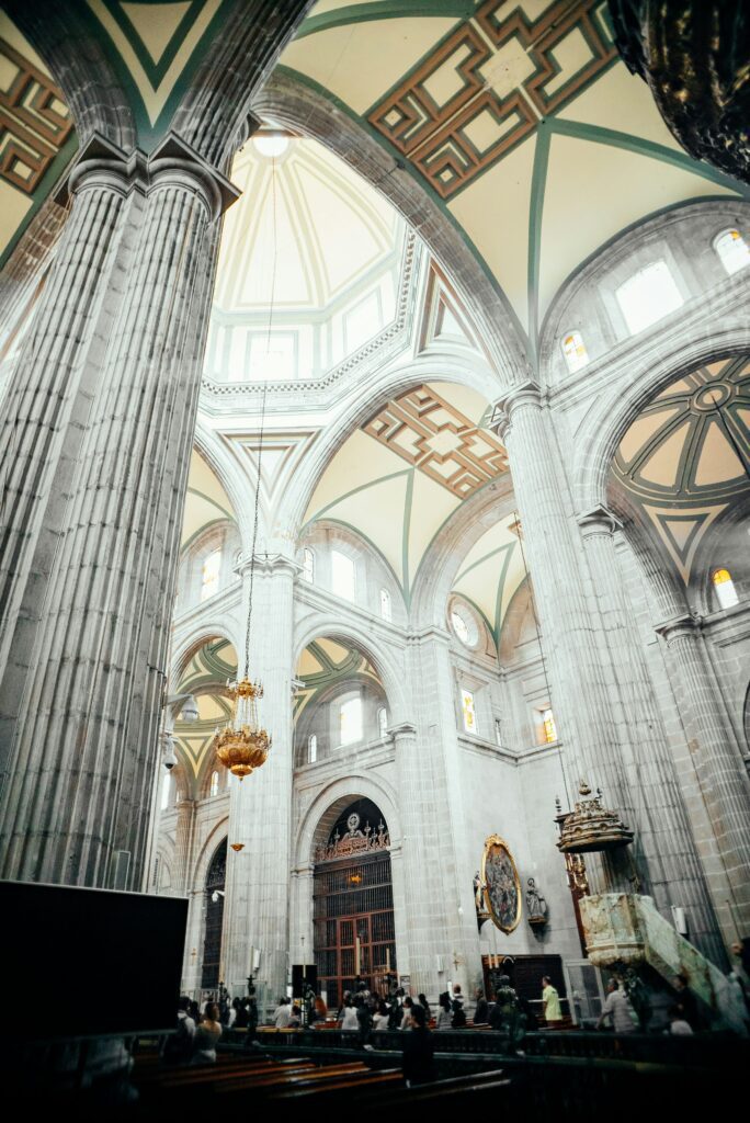 Mexico City cathedral interior